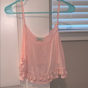 Pink tank top